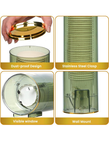 Dispensador de Tazas Talkson Verde para Tazas de 120-200ml