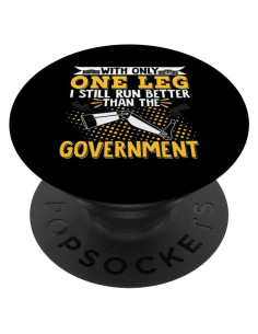 PopSockets PopGrip Adhesivo Prótese de Pierna Amputación Humor