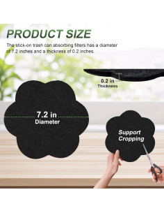 Filtros de Carbón Activado ENLOY 18.3 cm Paquete de 12 2