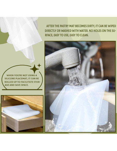 Alfombrilla de Silicona VOKOY 91x61 cm Resistente al Calor