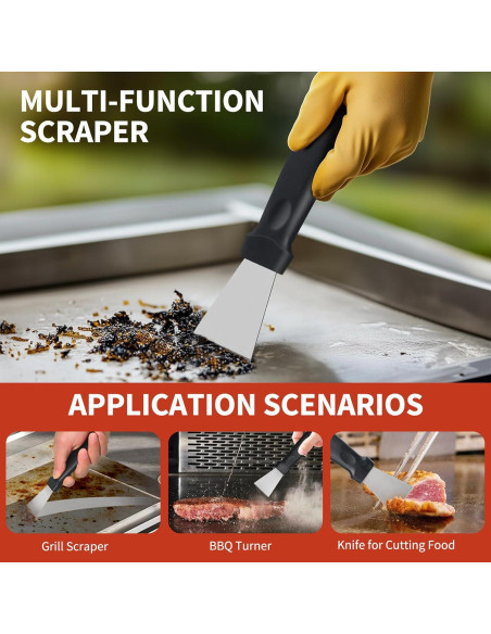 Kit de Limpieza de Parrilla HOBITSTARX - 3 Bloques de Piedra