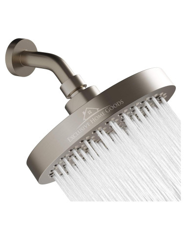 Cabezal de Ducha Heatsistence 6" Alta Presión Cromado ABS