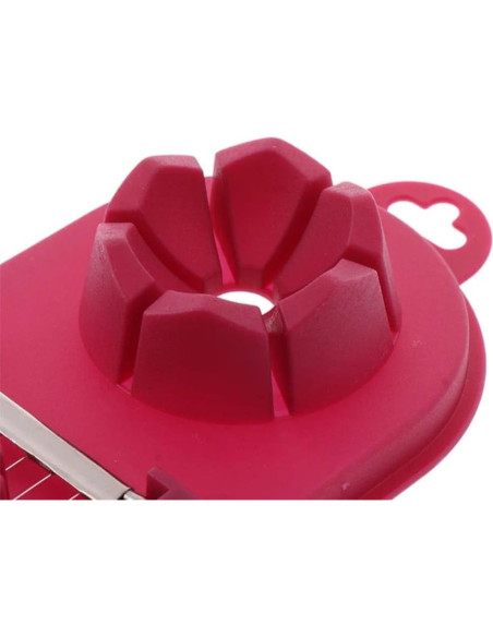 Cortador de Huevos Multifuncional Genérico Cereza 19.8x9 cm