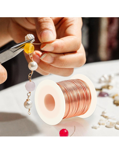 Alambre de Cobre Muerto Suave 1 Libra 16 Gauge 39m ibaofuing