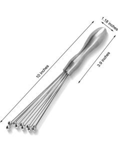 Batidor de huevos BENEKIY de acero inoxidable 25.4 cm 2