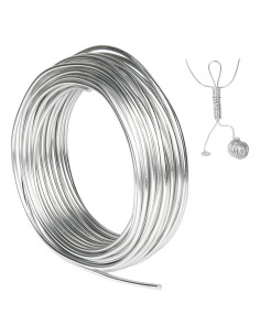 Alambre de Artesanía de Aluminio Tenn Well 3mm 15m Plata