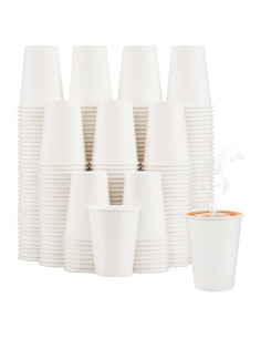 Vasos de Papel Desechables Lamosi 10 oz - Paquete de 240