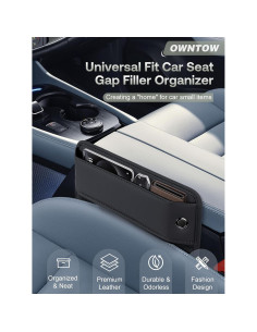 Relleno Organizador de Cuero Owntow para Espacio entre Asientos 2