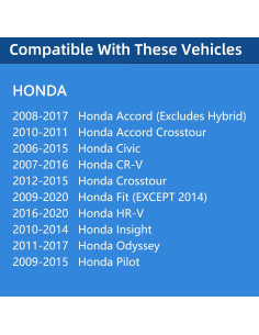 Tapa de Gas ROVIKE 17670-T3W-A01 para Honda 2006-2020 2
