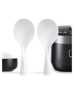 Cucharón de Arroz Antiadherente FireKylin - 2 Piezas Plástico Blanco