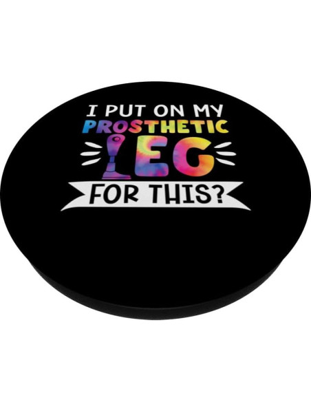 PopSockets Adhesivo PopGrip Prótese de Pierna Humorística PopSockets Adhesivo PopGrip Prótese de Pierna Humorística