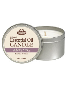 Vela de Soja Fabuloso Frannie Aroma Anxiosa 170g Natural