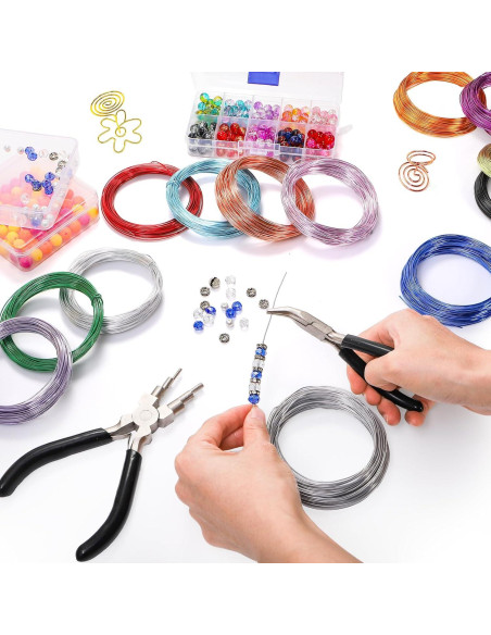 Alambre de Aluminio 25 Colores 20 Gauge 375m para Manualidades