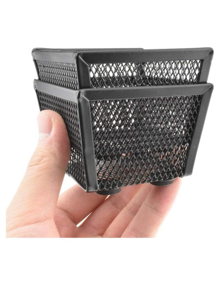 Soporte de Clips de Papel HAHIYO Negro 2 Piezas 7.6x7.6x5.6 cm