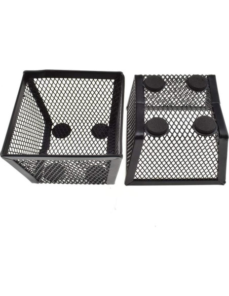 Soporte de Clips de Papel HAHIYO Negro 2 Piezas 7.6x7.6x5.6 cm
