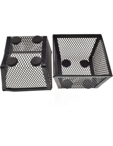 Soporte de Clips de Papel HAHIYO Negro 2 Piezas 7.6x7.6x5.6 cm