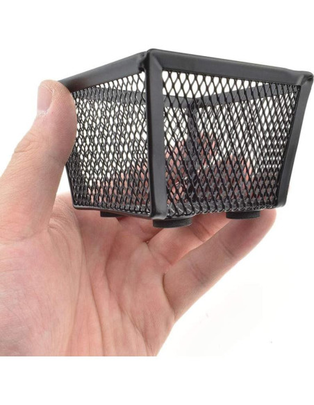 Soporte de Clips de Papel HAHIYO Negro 2 Piezas 7.6x7.6x5.6 cm