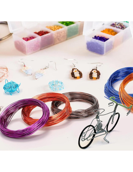 Alambre de Aluminio 25 Colores 20 Gauge 375m para Manualidades