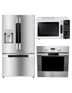 Cubiertas de Manijas de Refrigerador BlueStars, Juego de 6, Negro