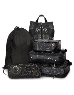 Juego de 6 Cubos de Compresión Hitanfe para Viaje - Impermeables