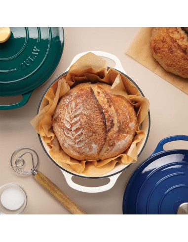 Batidor Danés Zulay Kitchen 33 cm Acero Inoxidable Madera