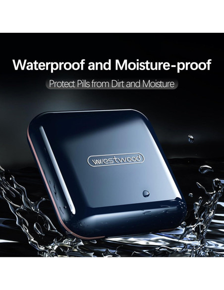 Organizador de Pastillas DUBSTAR Negro Compacto Impermeable