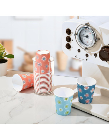 Vasos de Papel Desechables SIUQ 3 oz - Paquete 1200 Unidades