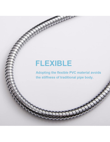 Manguera de Ducha OFFO 121.92 cm Acero Inoxidable Alta Presión