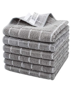 Paños de Microfibra para Cocina HYER KITCHEN - 6 Unidades 30x30cm