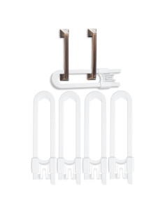 Cerraduras Deslizantes Vmaisi para Bebés - Paquete de 4 Blancas