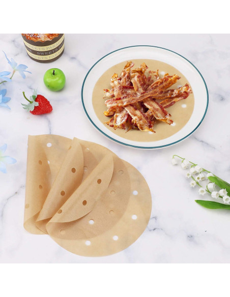 Forros Redondos Beasea 15 cm para Freidora de Aire - 200 pcs