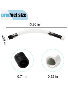 Manguera de Combustible SMILFUY 35.3cm con Filtro - Negro 2