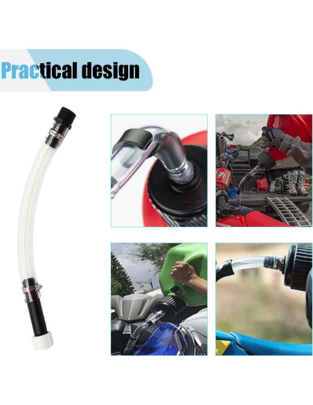 Manguera de Combustible SMILFUY 35.3cm con Filtro - Negro