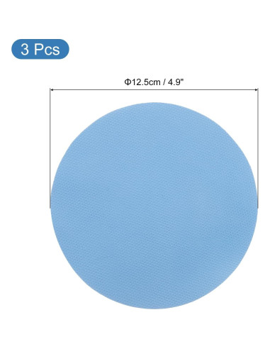 Abrebotellas de Goma uxcell 3 Piezas Antideslizantes Azul