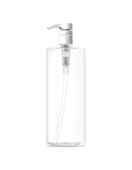 Botella de bomba Bar5F 1L cristal claro libre de BPA