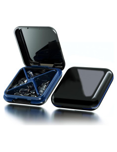 Caja de Pastillas Pequeña Impermeable MOODKEY - 4 Compartimentos