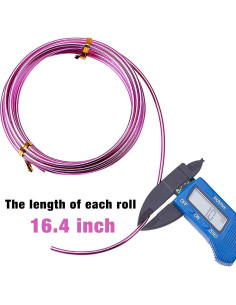 12 Rollos Alambre de Aluminio 1mm 5m para Manualidades DIY 2