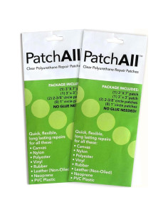 Kit de Parcheo PatchAll Clear 2 Paquete - Cinta Adhesiva Impermeable