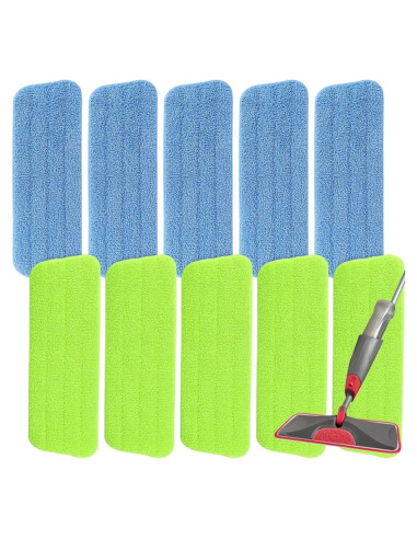 Paños de Microfibra Reutilizables Sgizoku 41.91x13.97cm - 10 Unidades