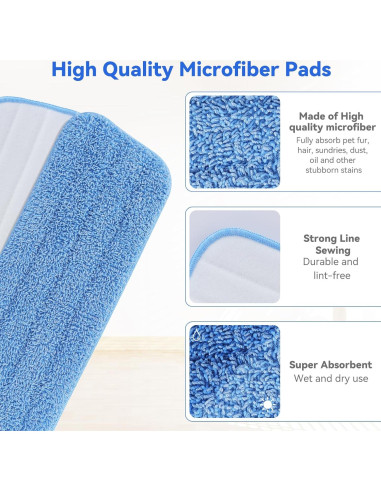 Paños de Microfibra Reutilizables Sgizoku 41.91x13.97cm - 10 Unidades