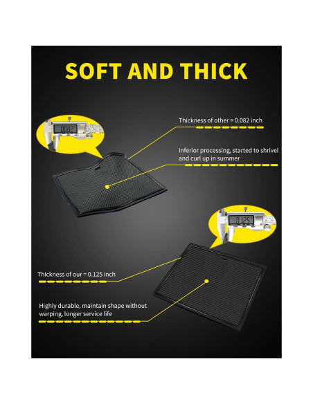 Accesorios de Alfombrilla Asgohme para Toyota Tacoma 2016-2023