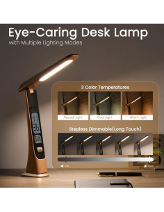 Lámpara de Escritorio Inalámbrica WILIT Recargable LED 42.78cm 2