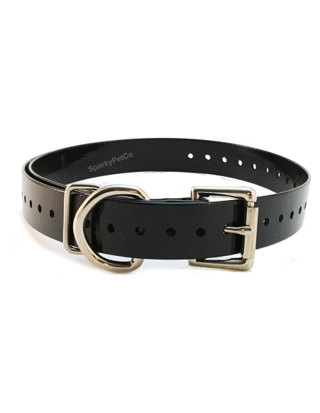 Correa de Reemplazo Sparky Pet Co 2.54cm Hebilla Cuadrada Negro