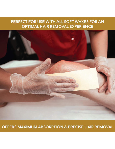 Rollo de Muselina Natural ForPro 8.26 cm x 36.58 m para Depilación