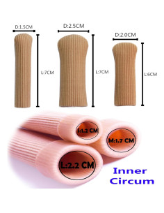 Protectores de Dedos de Gel ERGOfoot - 6 Tubos para Juanetes 2