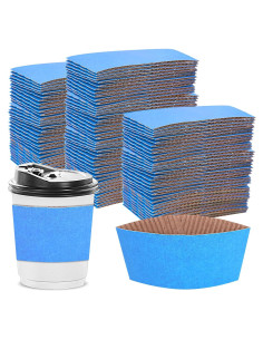 Mangas de Taza de Café Desechables zsccxq 100 Pcs Azul Bebé