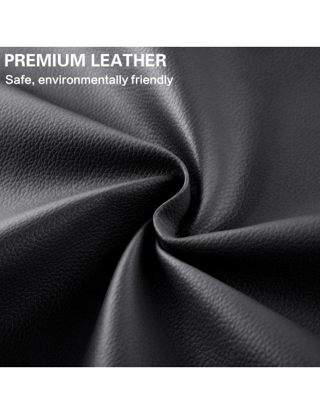 Parche de Reparación de Cuero Yikda 10.16x160.02 cm Negro