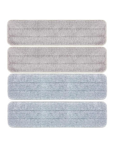 Almohadillas de Microfibra Reemplazo CQT 47x13cm Lavables 4 Pzas