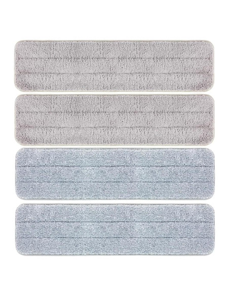 Almohadillas de Microfibra Reemplazo CQT 47x13cm Lavables 4 Pzas