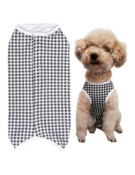 Camisa de Recuperación para Perros Kukaster XXS Cuadrícula
